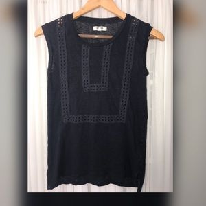 Navy Blouse *perfect to pair with a cardigan*